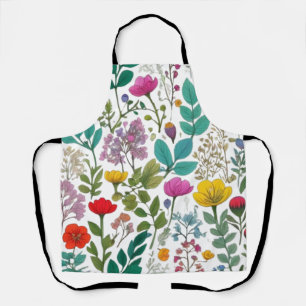 FOREST FLOWERS APRON