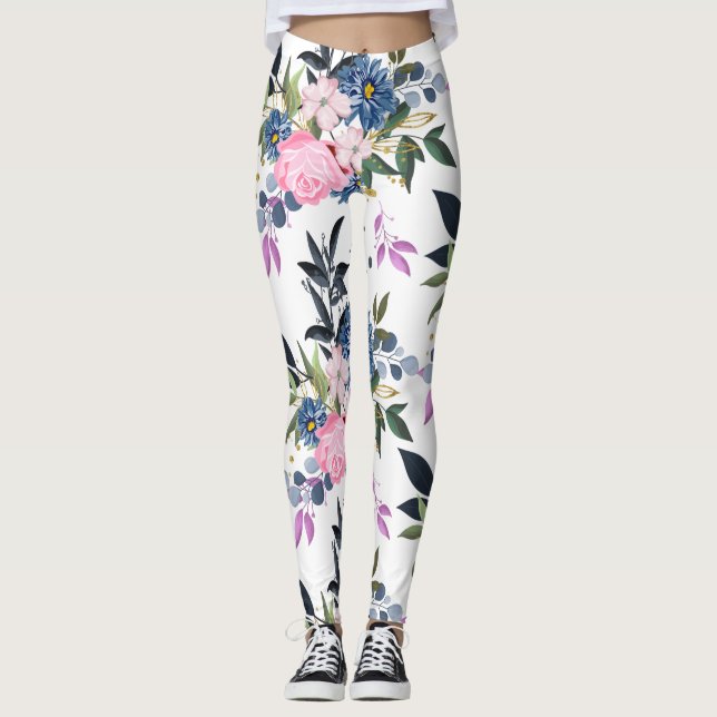 Forest flowers leggings (Front)