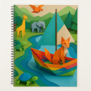 Forest Folded Animals – Colourful Origami Wildlife Planner