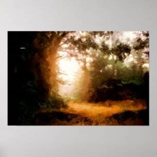 Forest for Ronja, the robber's daughter Landscape Poster