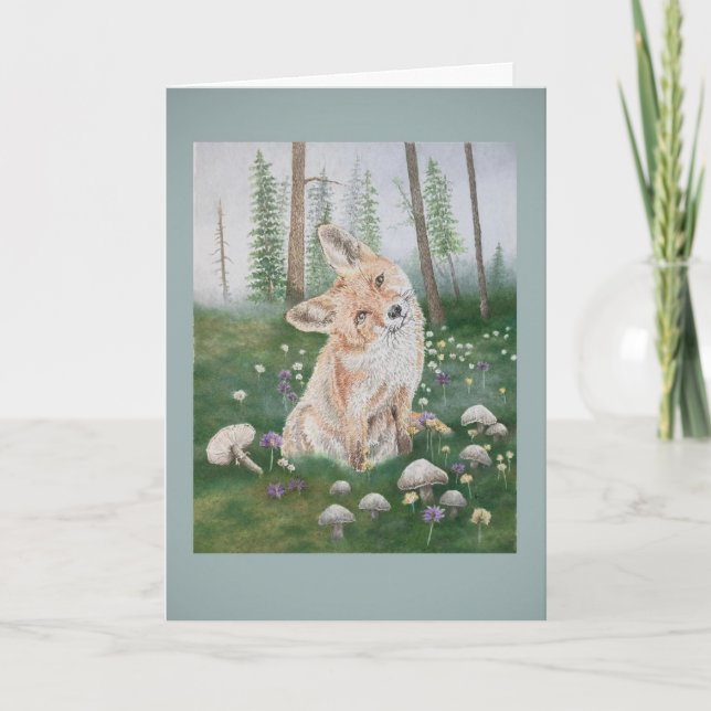 Forest Fox Card (Front)