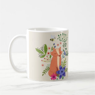 forest fox coffee mug