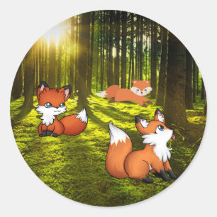 Forest Fox Sticker