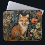 Forest Fox William Morris Cottagecore Floral Laptop Sleeve<br><div class="desc">This exquisite laptop sleeve features a mesmerising design that brings a whimsical fox amidst a lush forest to life, surrounded by intricate botanical leaves and delicate art nouveau-style florals. It is a thoughtful gift for nature enthusiasts, art lovers, or anyone who appreciates the harmony of the woods and the captivating...</div>