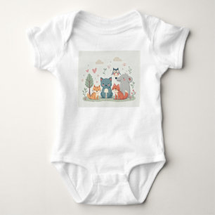 Forest Friends - Adorable Baby  Bodysuit