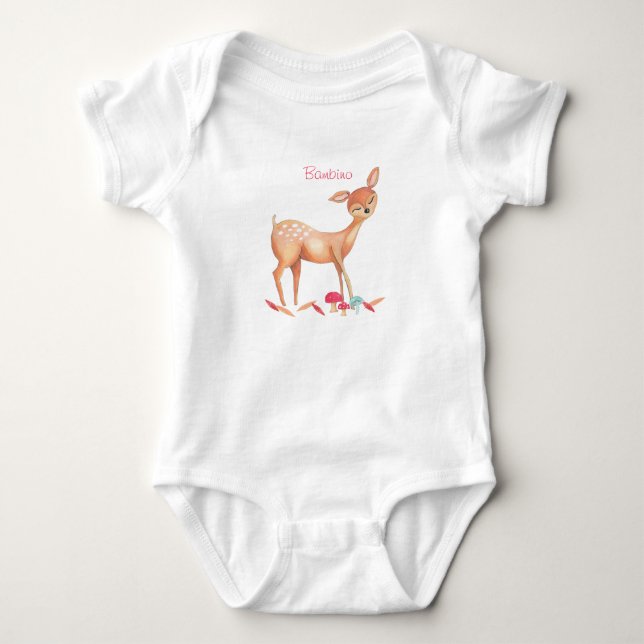 Forest Friends Baby Bodysuit (Front)