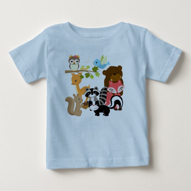 Forest Friends Baby T-Shirt (Front)