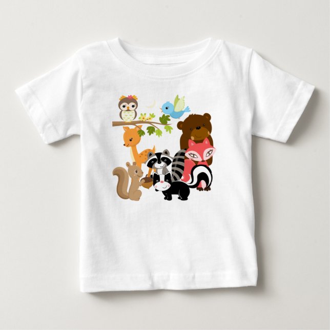 Forest Friends Baby T-Shirt (Front)