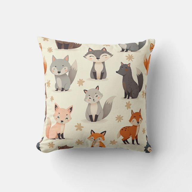 Forest Friends Cushion (Front)