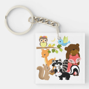 Forest Friends Key Ring