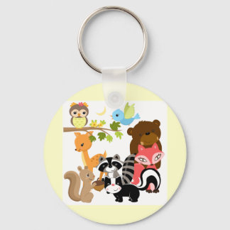Forest Friends Key Ring