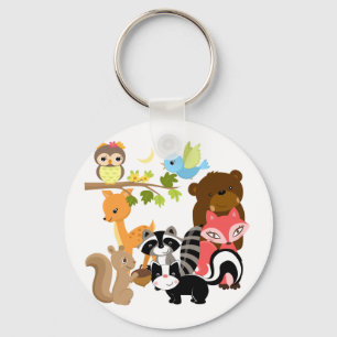 Forest Friends Key Ring