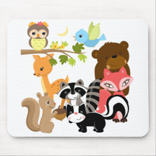 Forest Friends Mouse Mat