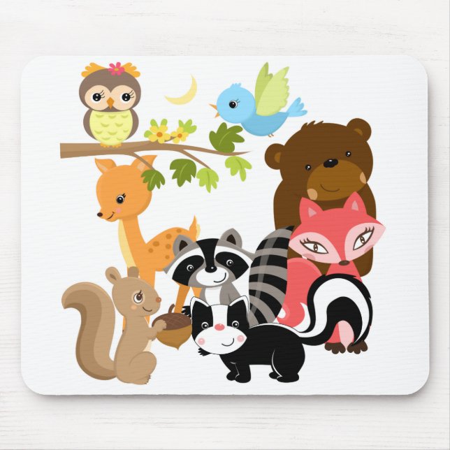Forest Friends Mouse Mat (Front)