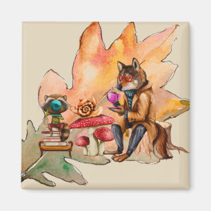 Forest Friends Tea Party Magnet