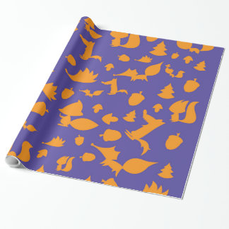 Forest friends wrapping paper