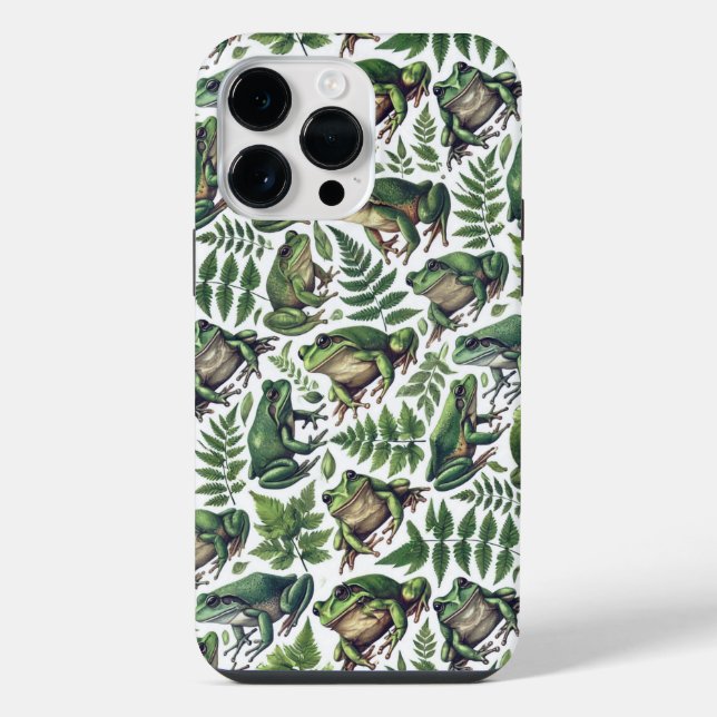 Forest Frogs Mug iPhone Case (Back)