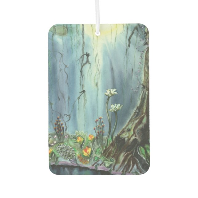 Forest Garden Car Air Freshener (Front)