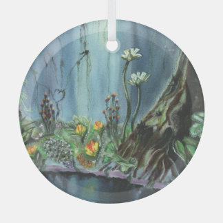 Forest Garden Glass Tree Decoration