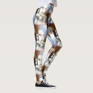Forest Ghost Self Portrait Leggings