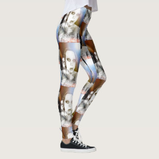 Forest Ghost Self Portrait Leggings