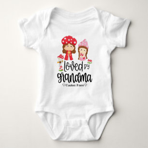 Forest Girl and Grandma - Loved by Grandma Baby Bodysuit