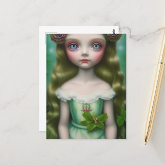 Forest Girl Postcard