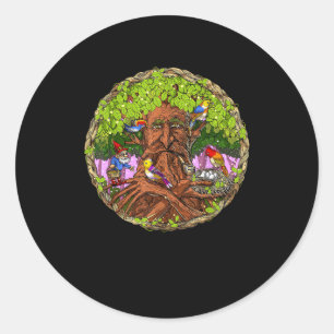 Forest Gnomes Cottagecore Goblincore Fairycore Classic Round Sticker