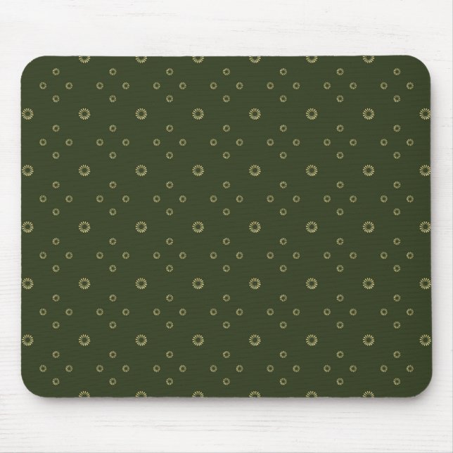 Forest | Golden Zinnia Sun Mouse Mat (Front)