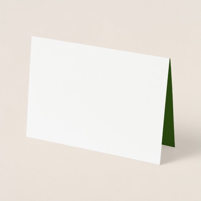 Forest Green #325513, Cactus Foil Card (Front)