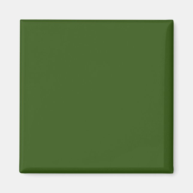 Forest Green #325513, Cactus Magnet (Front)