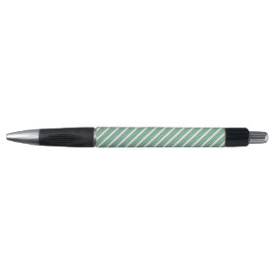 Forest green and beige five stripes pattern