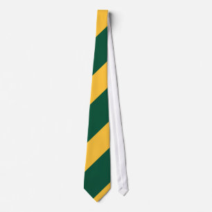 Forest Green and Gold Tie