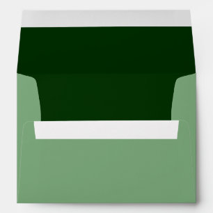 Forest Green Background Colour Customise This! Envelopes