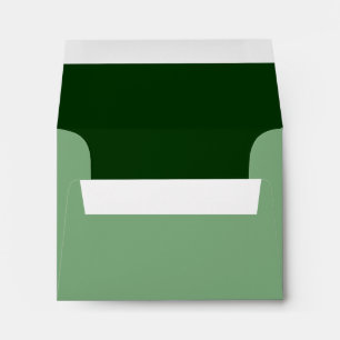 Forest Green Background Colour Customise This! Envelopes