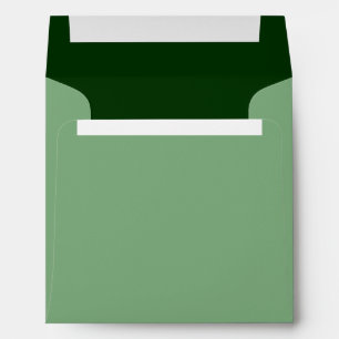 Forest Green Background Colour Customise This! Envelopes