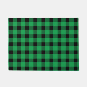 Forest Green Buffalo Country Lumberjack Plaid Doormat