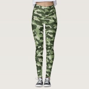 Forest Green Camouflage Leggings