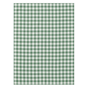Forest Green Classic Gingham Plaid Tablecloth