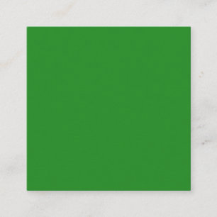 Forest Green Custom Business Card