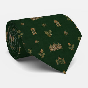 Forest Green English Country Estate Heritage Tie