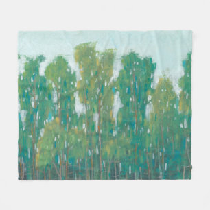 Forest Green II Fleece Blanket