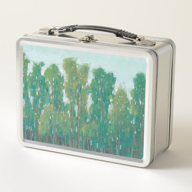 Forest Green II Metal Lunch Box (Front)