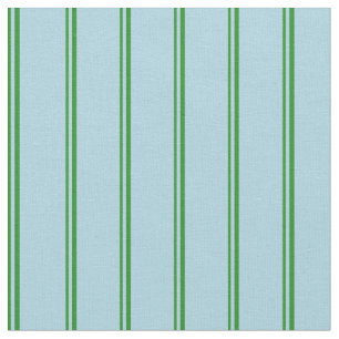 Forest Green & Light Blue Coloured Pattern Fabric