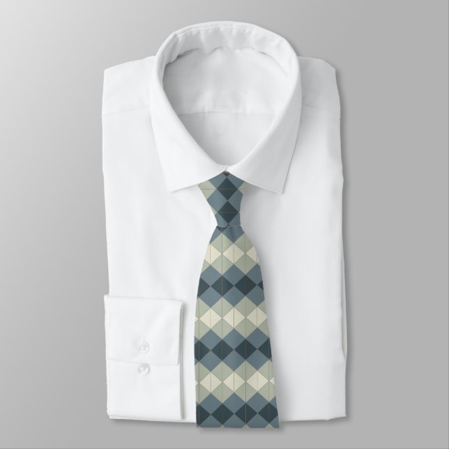 Forest Green Mens Tie (Tied)