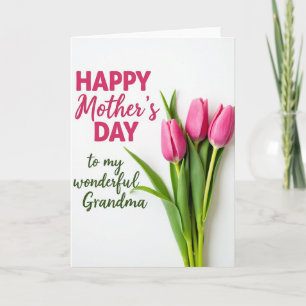 Forest Green Mothers Day Card
