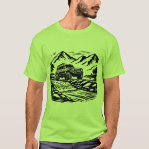 Forest Green Nature Print Tee