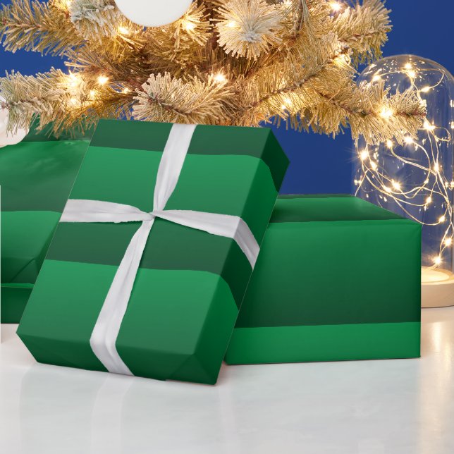 Forest Green Shades Wrapping Paper (Holidays)