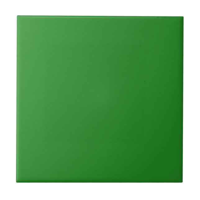 Forest Green Solid Colour | Classic | Elegant Tile (Front)