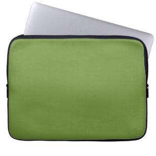 Forest Green Solid Colour Plain Laptop Sleeve